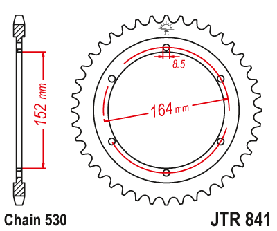JT SPROCKETS JTR841.42 (84142jt)